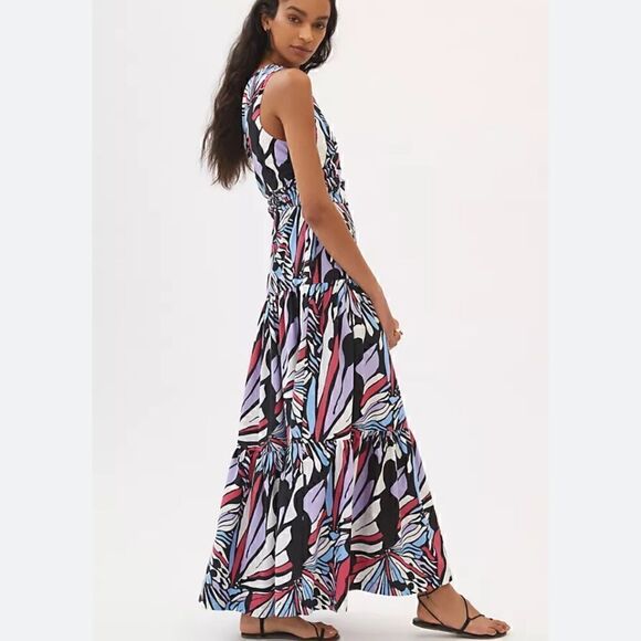 Maeve one shoulder printed maxi dress NWT - Picture 5 of 7